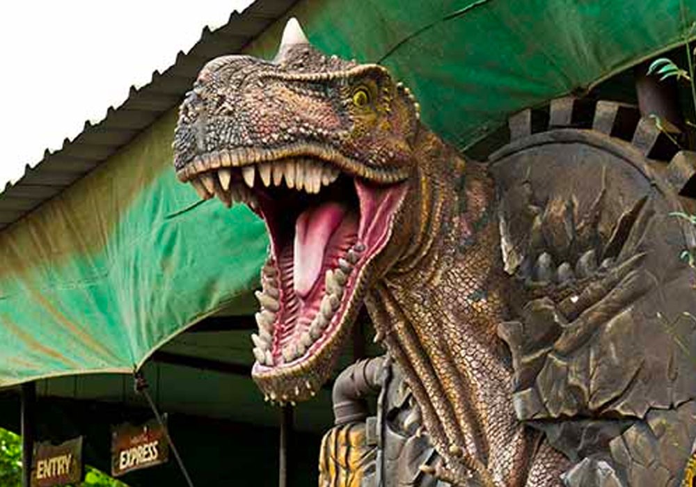 Visit this adventure park near Mumbai to experience the Rajasaurus river adventure ride!