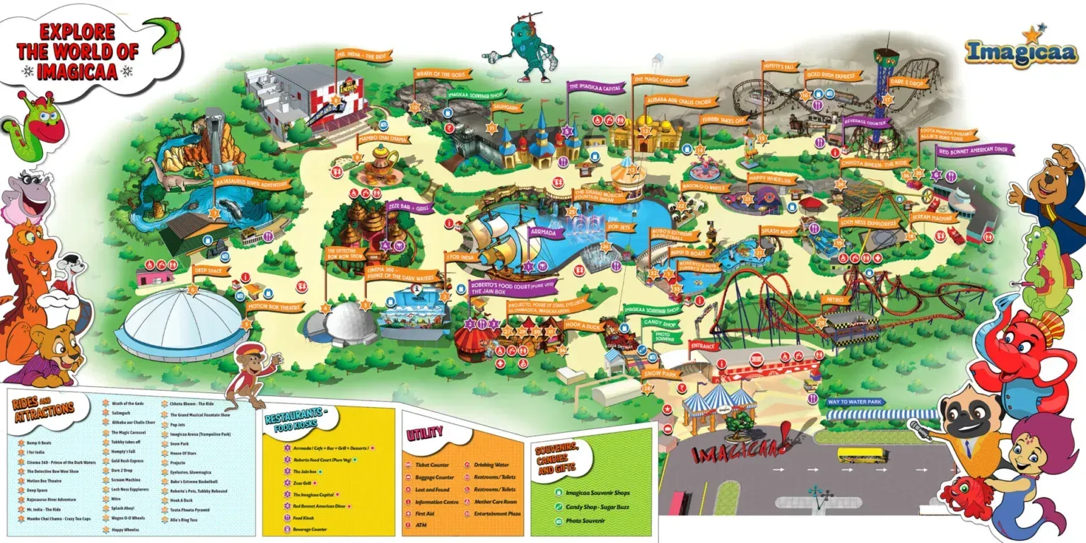 Theme Park Map