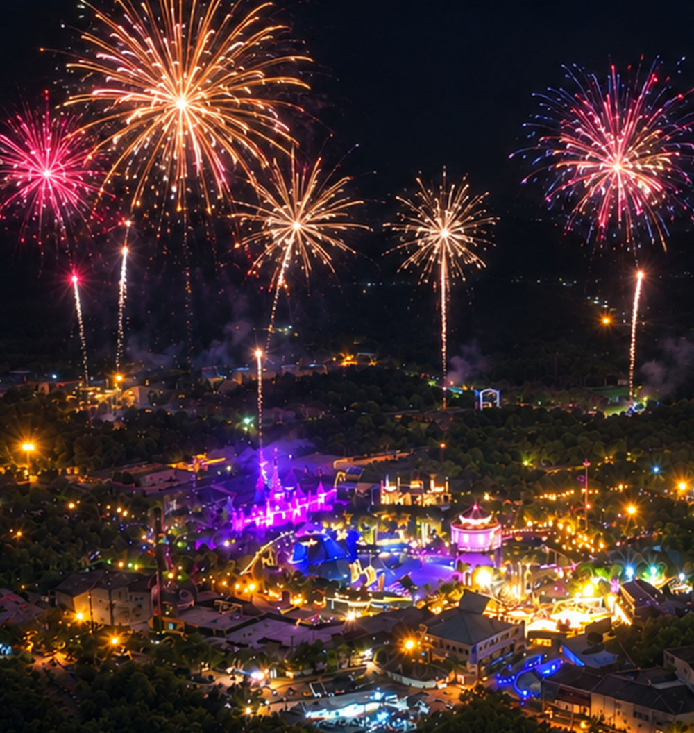 Fireworks at the Lagoon
