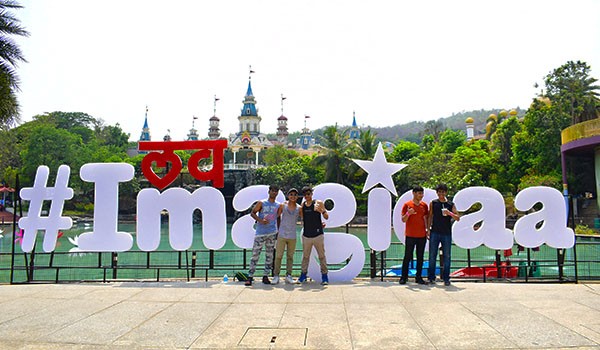 Enjoy a beautiful mountain view. Now it’s time to visit Imagicaa Amusement Park!