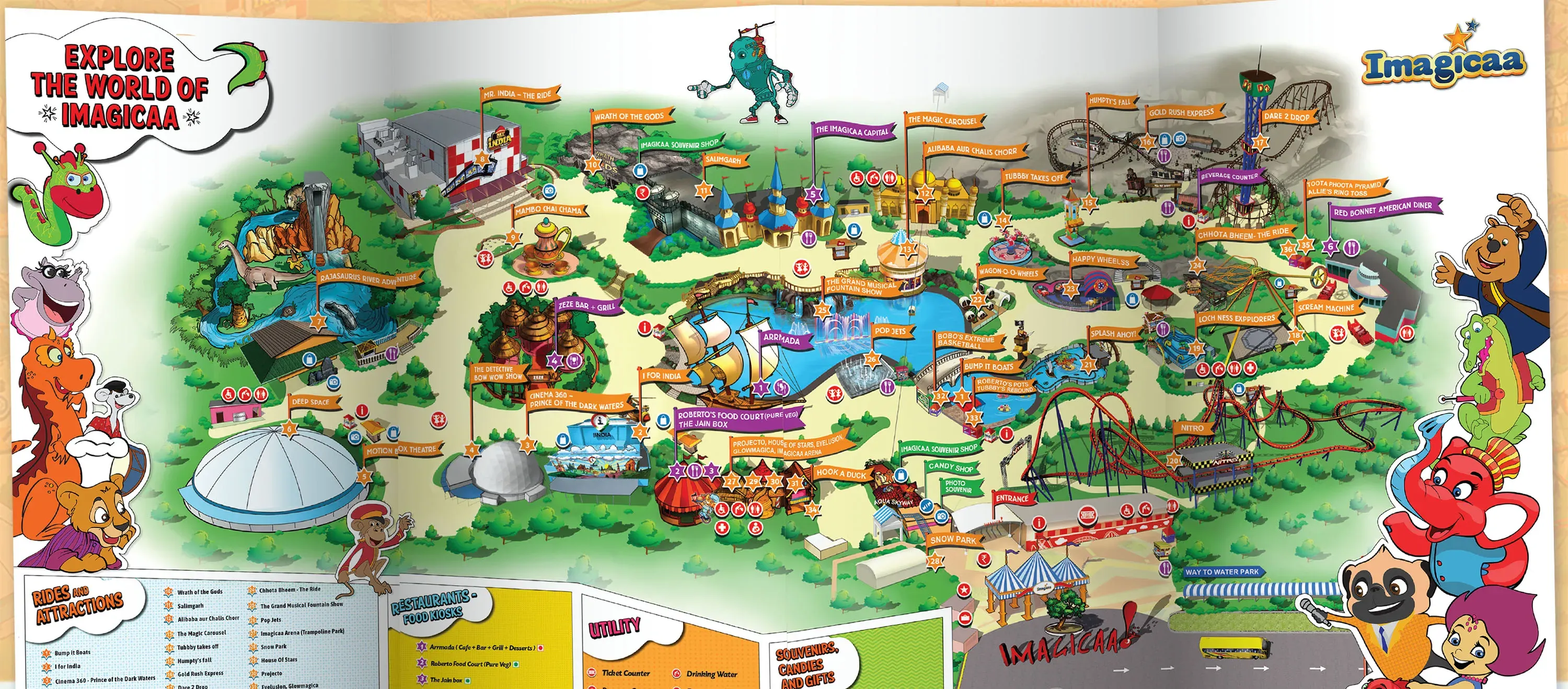 Theme Park Map