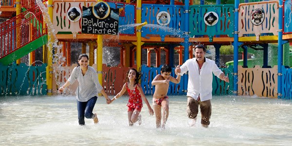 Summer holidays water park
